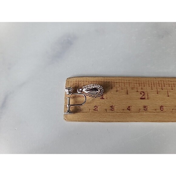 B. David Clear Rhinestone Dangling Clip-on Earrings - Picture 9 of 10